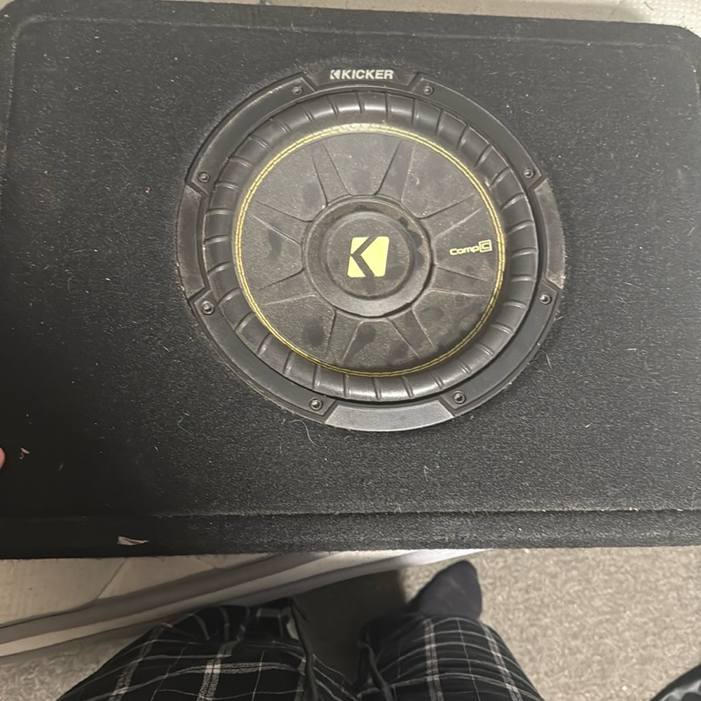 Kicker Black and Yellow Car Headphones with Superior Sound